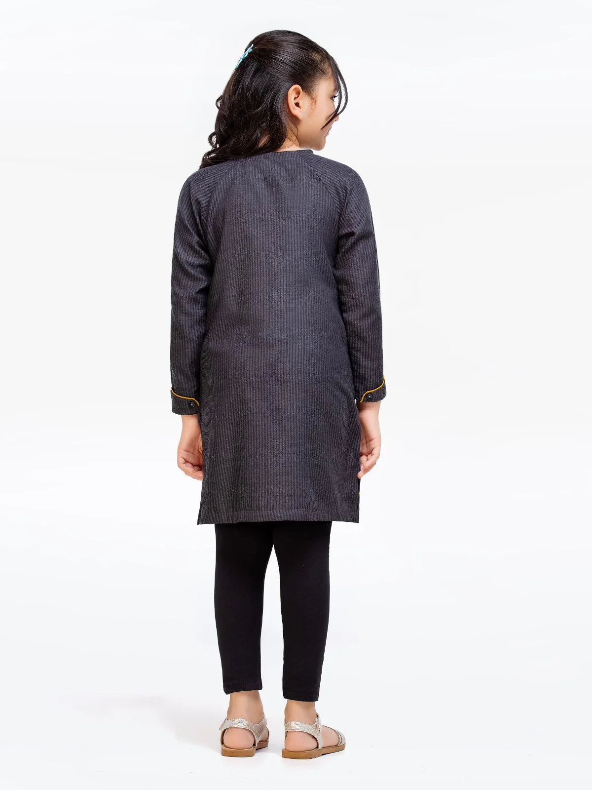 Girl's Dark Charcoal Pret - EGTKE22-70262S - Image 6